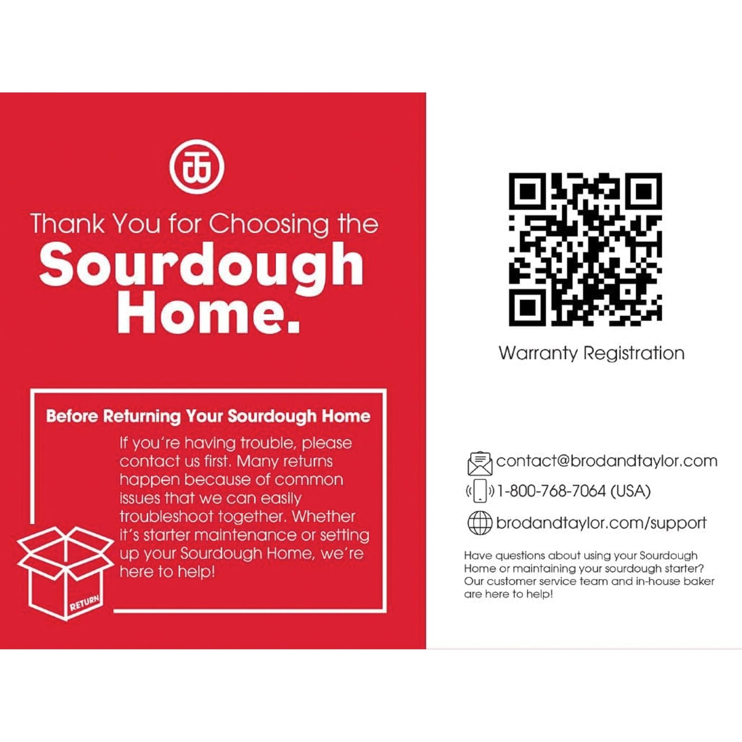 Brod & Taylor Sourdough Home