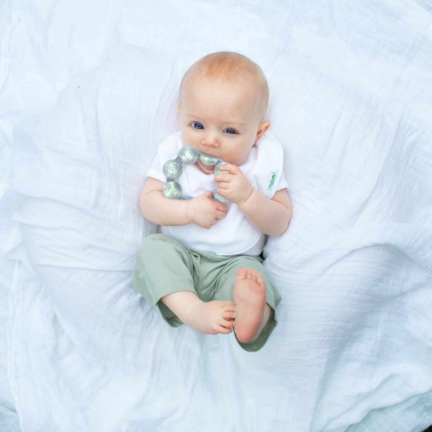 Green Sprouts Cool Ring Teether (2 Pack) Clear - 6mo+