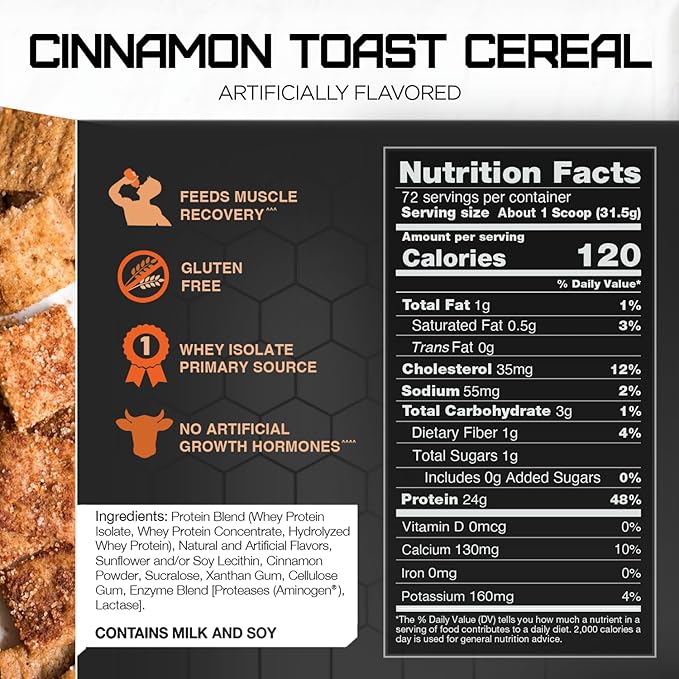 Rival Whey Cinnamon Toast Cereal 5lb