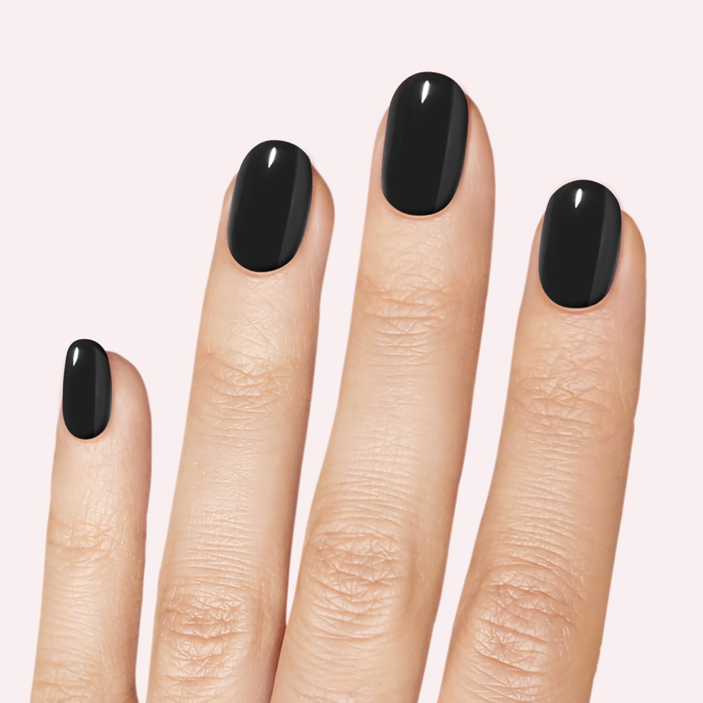 Dashing Diva Gloss Nail Strips Bundle - The Black & White Collection - Real Black & Daikon - UV Free, Chip Resistant, Long Lasting Gel Stickers - Contains 2 Sets