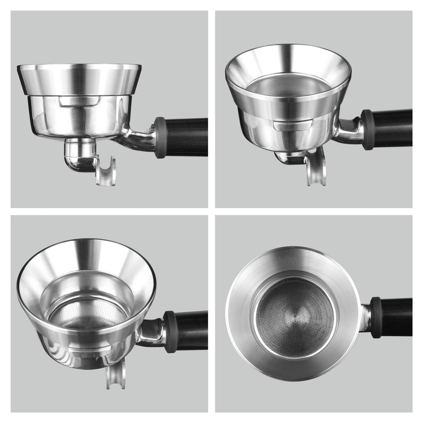 MATOW Stainless Steel Espresso Dosing Funnel Compatible with 58mm Portafilter