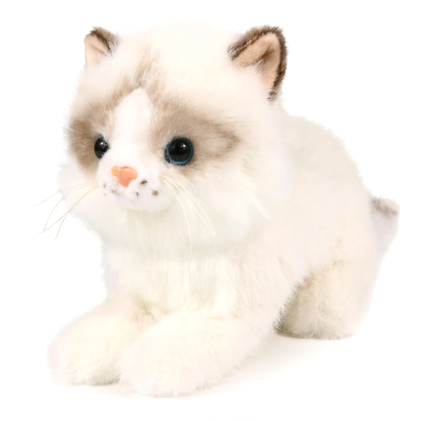 Ice King Bear Little Ragdoll Cat Stuffed Animal Kitten Plush Toy (Lying)
