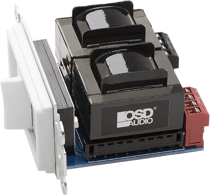 OSD 100W Sleek, Modern, Minimalist Design in Wall Volume Control, Slider Black Impedance Matching SLS100