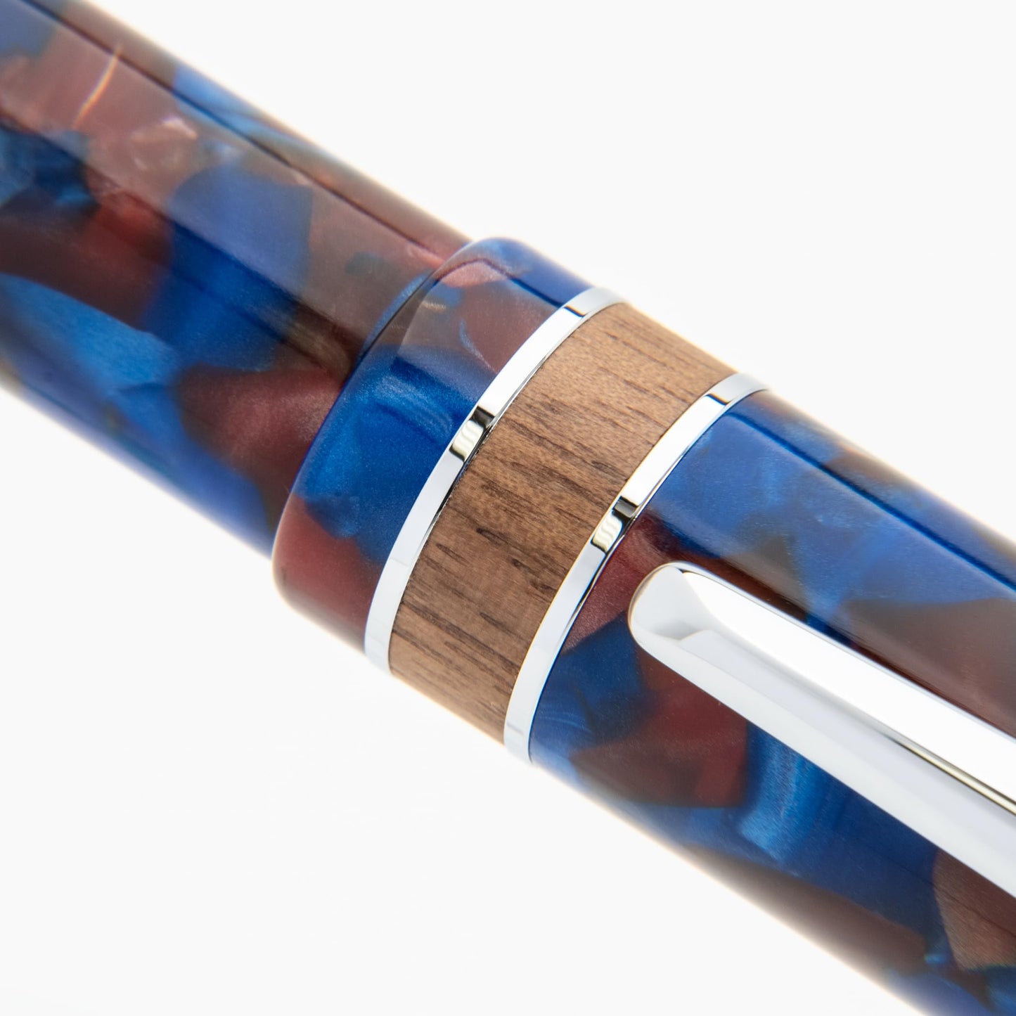Monteverde USA Dragon Tree Fountain Pen – Blue/Brown Extra Fine Nib with Free 15ml Ink Bottle – Luxury Writing Gift Inspired by Nature for Collectors & Professionals