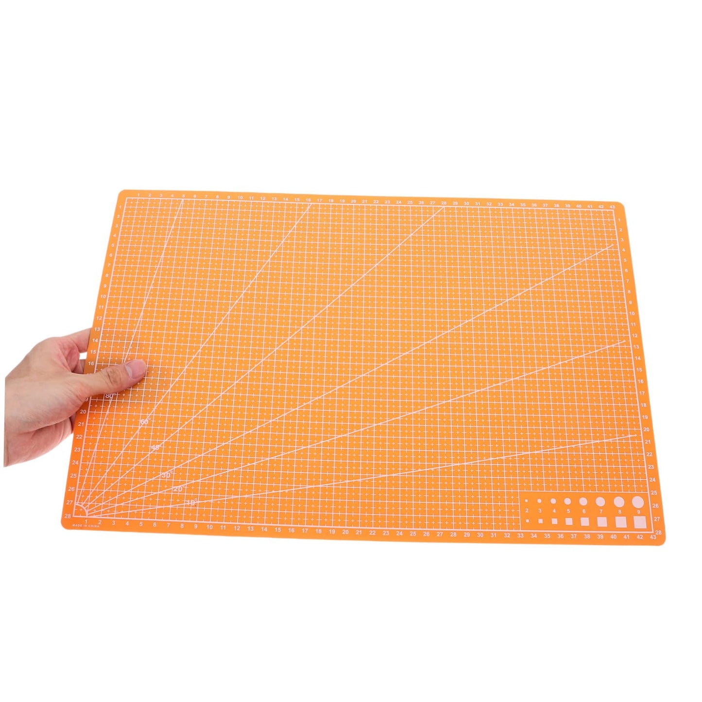 SHINEOFI Double-Sided PVC Mat for Diy Crafting Sculpting and Painting 24 x 36 Gridded Craft Board for Scrapbooking