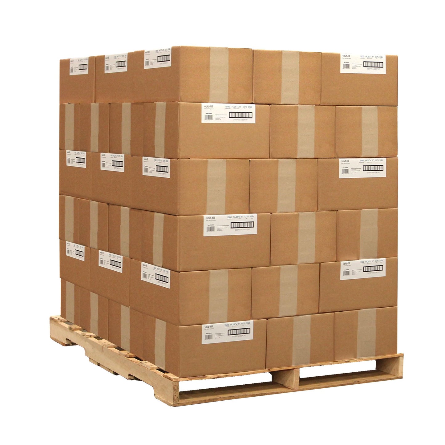 Elementree Brown Packing Paper Sheets for Moving & Shipping - 60-Carton Pallet (90,000 Sheets) - 14.5" x 11" - Sustainable Void Fill Packaging Made in the USA - Kraft Paper Thickness (00919PAL)