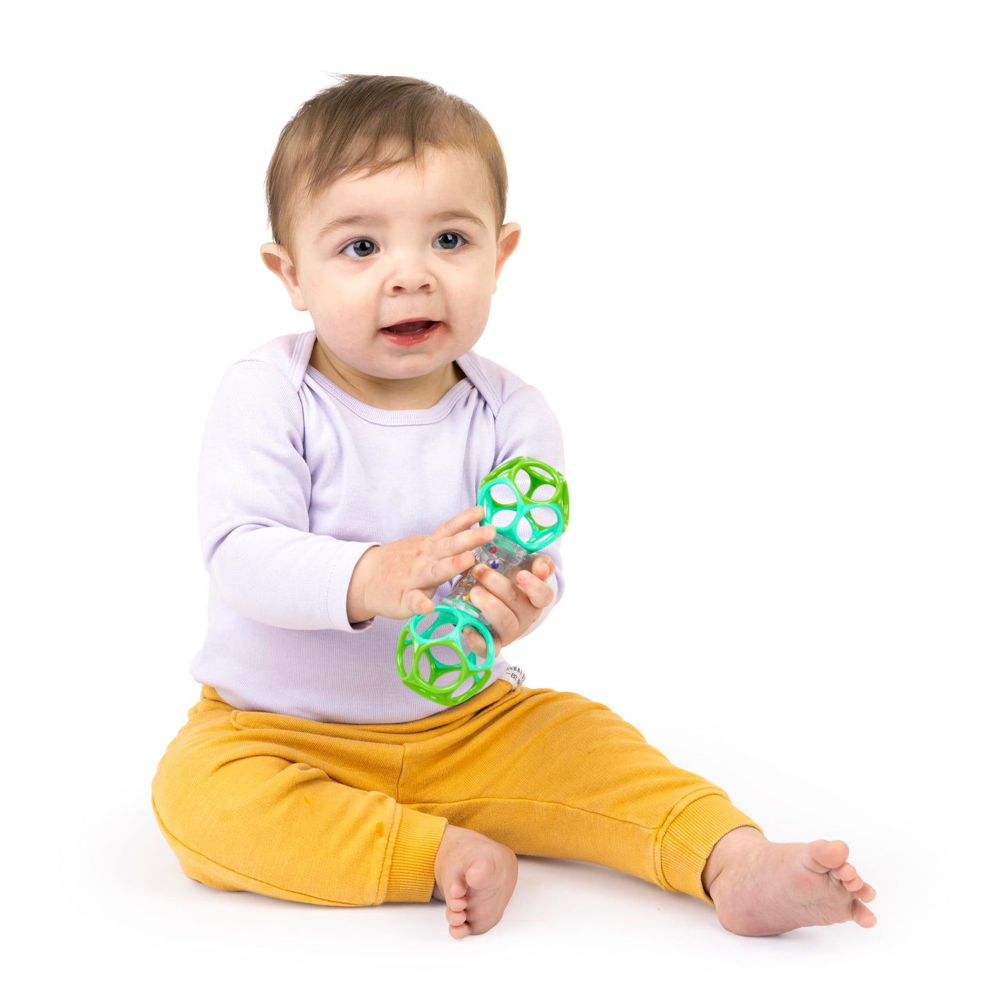Bright Starts Oball Shaker Rattle Toy, Ages Newborn Plus