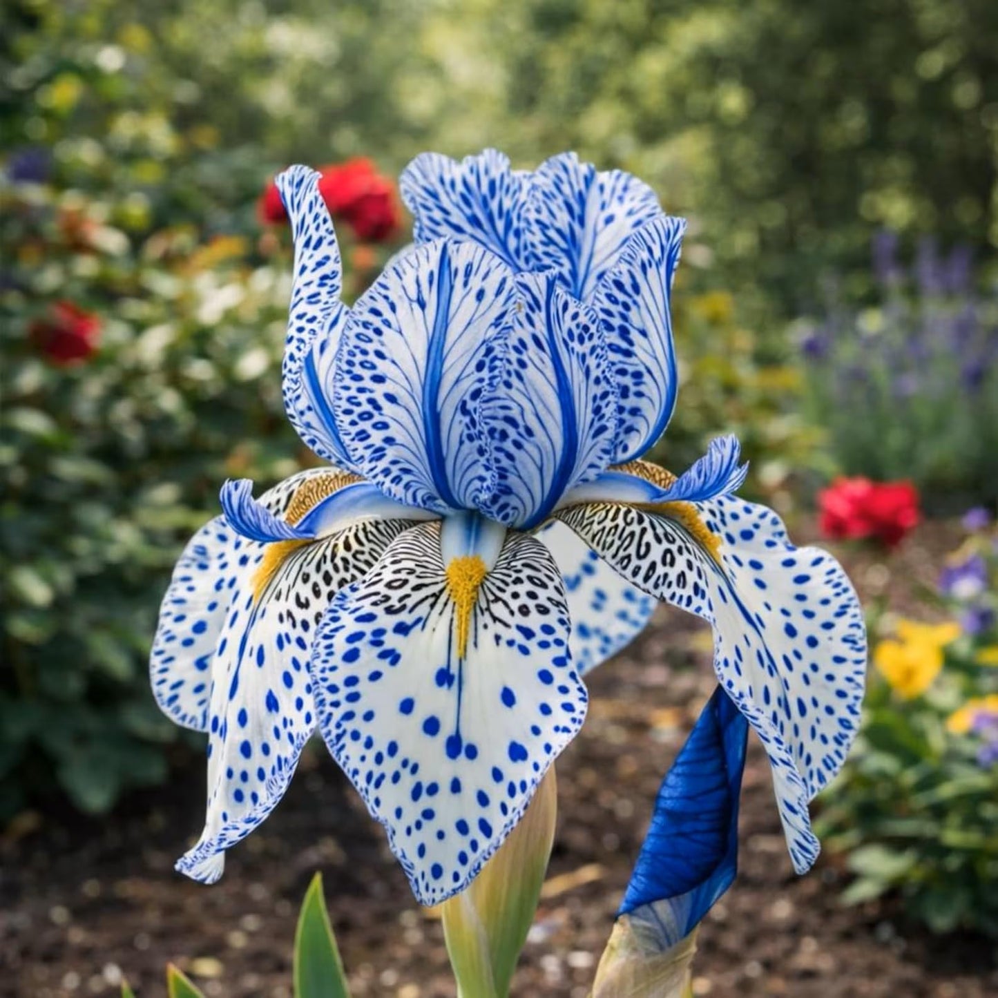 Iris Seed Mix 20 Seeds Striped Iris Seeds, Rare Bearded Iris Flower s, Black and White Zebra Pattern, Perennial Garden Plant for Home or Garden Limited Supply Order Now!
