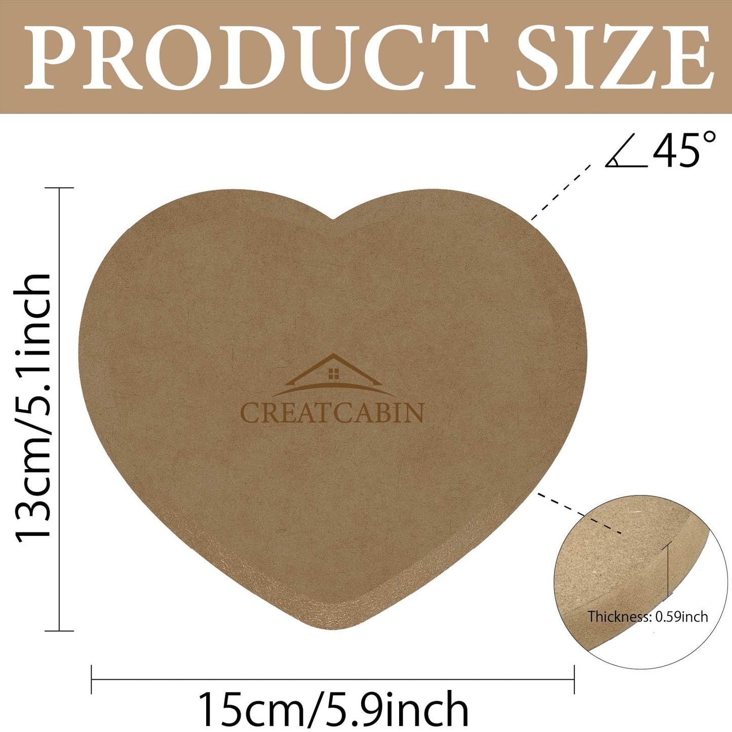 CREATCABIN Heart Pottery Forms Pottery Molds for Clay Ceramic Slump Molds Ceramic Plate Pottery Forming Molds Wooden Pottery Tools Tray Molds Press Clay Drying Board for Handbuilding Plates 6x5Inch