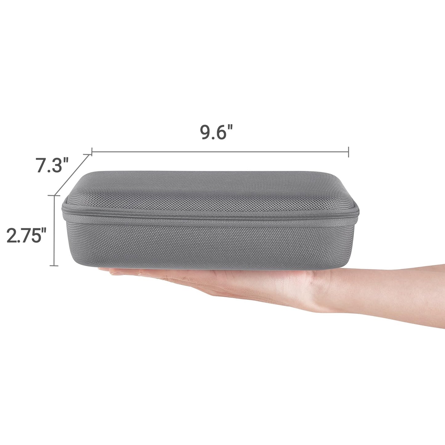 Mkono Travel Sunglasses Organizer Glasses Case Multiple Pairs with Adjustable Slots Eyeglasses Case Storage Box for Men (5 Slots, Gray)