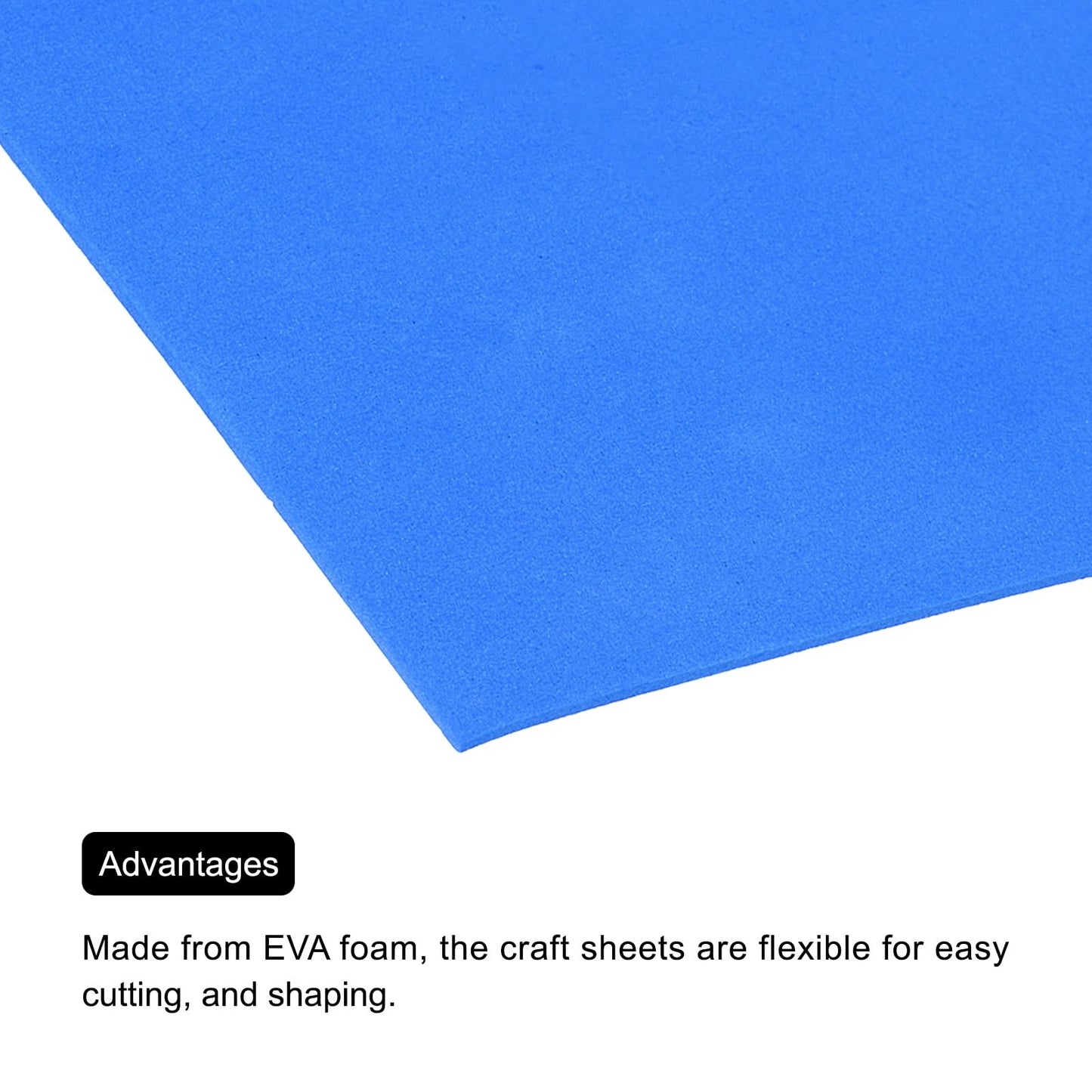 MECCANIXITY EVA Foam Sheets Dark Blue 39.4 Inch x 39.4 Inch 2mm Thick Crafts Foam Sheets for Costumes, Arts and Crafts Projects Pack of 1
