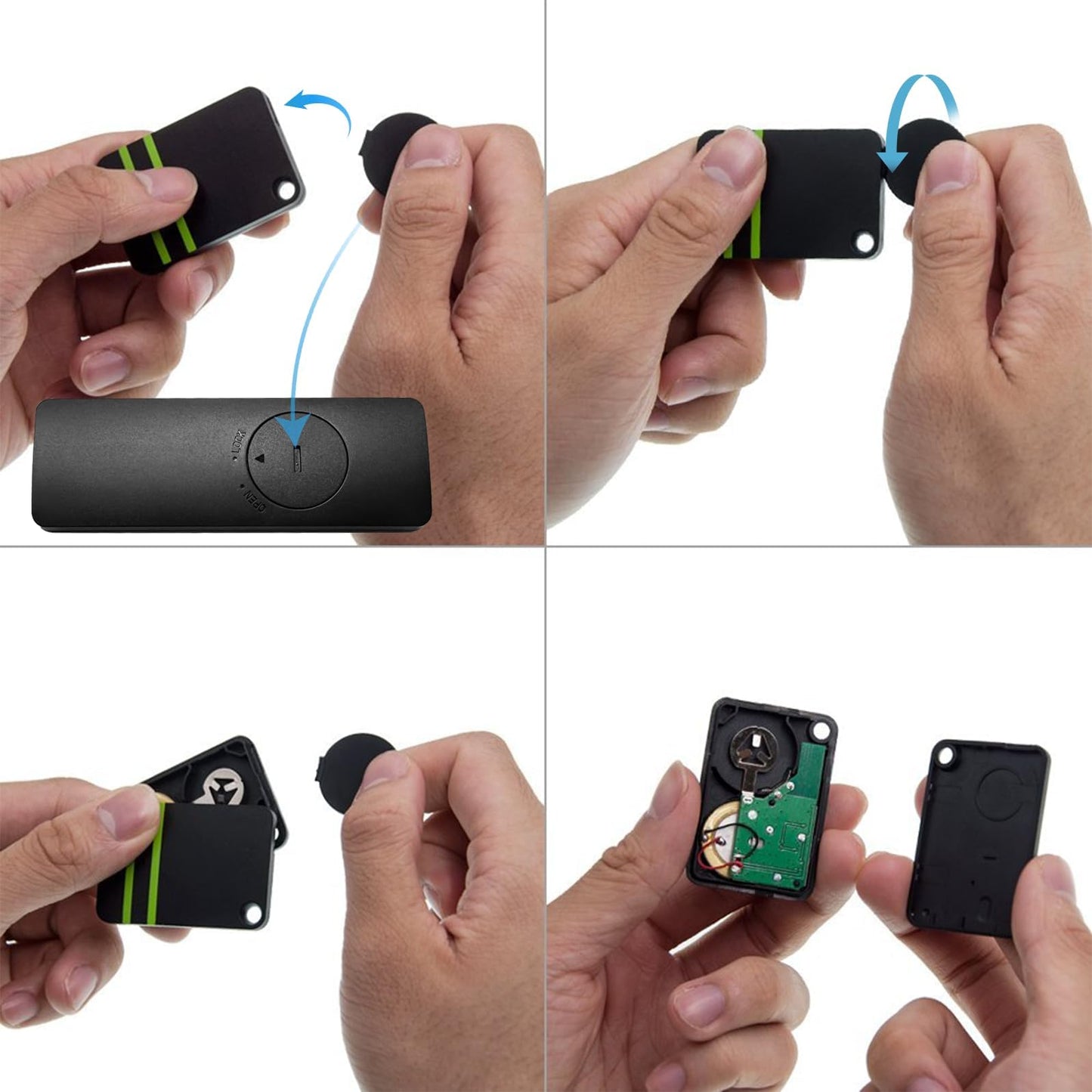 High-Volume Key Finder and Item Locator with RF Technology: 85dB+ Sound, 131ft Range, Wireless Remote Control, 6Receivers with Rings for Wallet, Keys, Pets and More