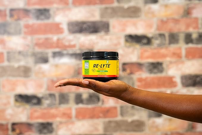 REDMOND Re-Lyte Energy Electrolyte Mix, Limeade, 8.9oz Jar