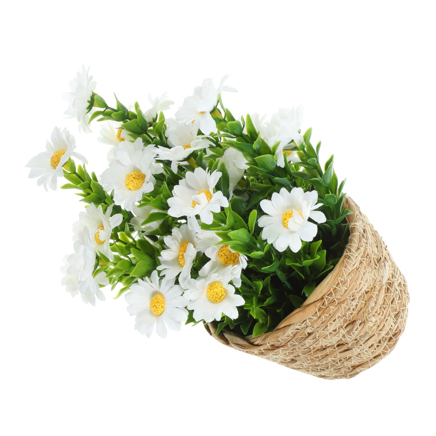 Cabilock Fake Plant Pots Artificial Flowers in Pot Easy to Care for Realistic Decor for Living
