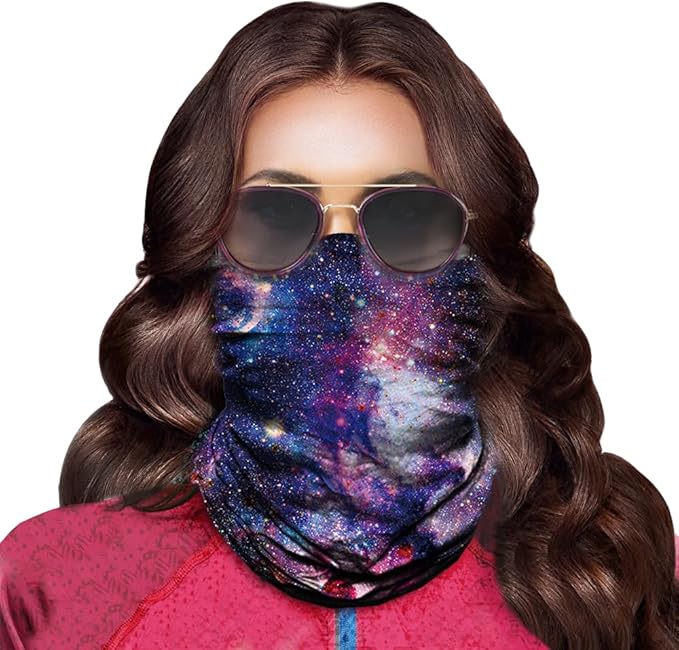 Obacle Neck Gaiter Face Mask Bandana for Dust Wind Sun Protection for Men Women