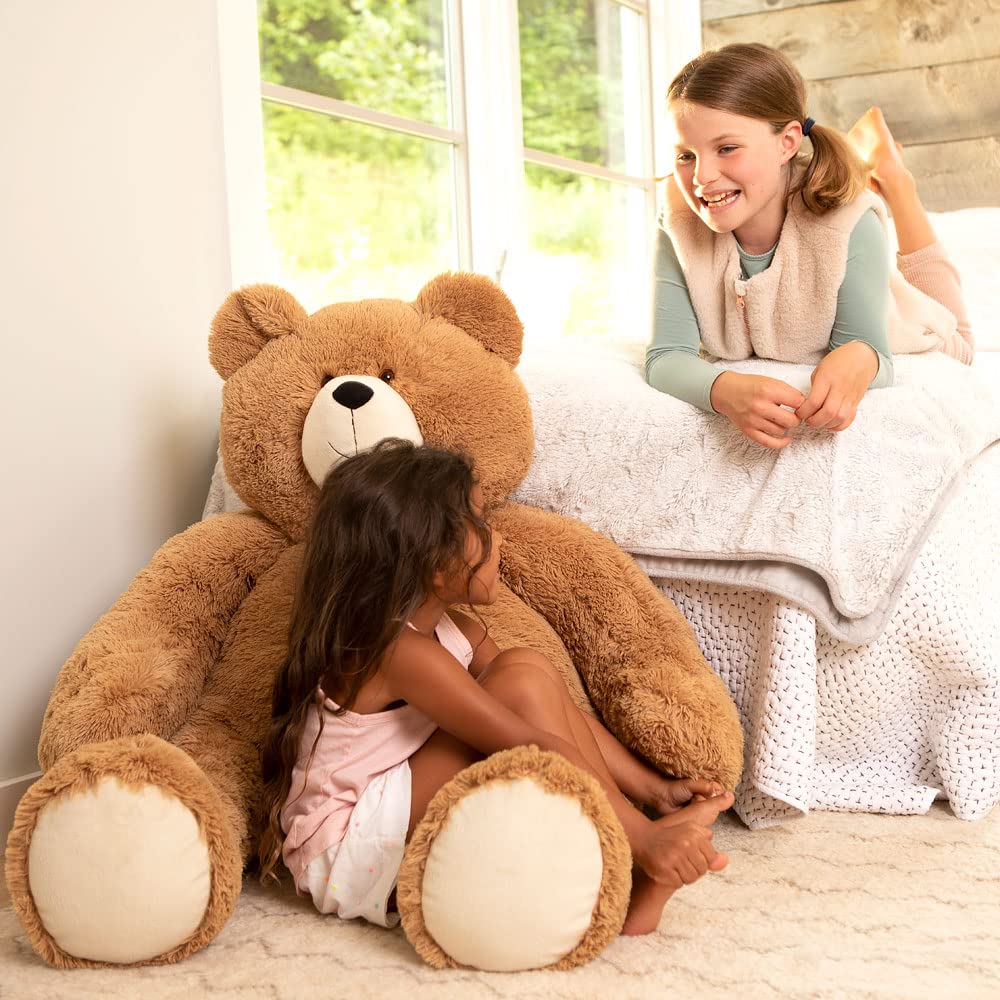 Vermont Teddy Bear Giant Stuffed Animal 4 FT - Big Easter Teddy Bear for Kids & Adults | Stuffed in Vermont, USA - Eco Friendly Gift Saves 200 Plastic Bottles
