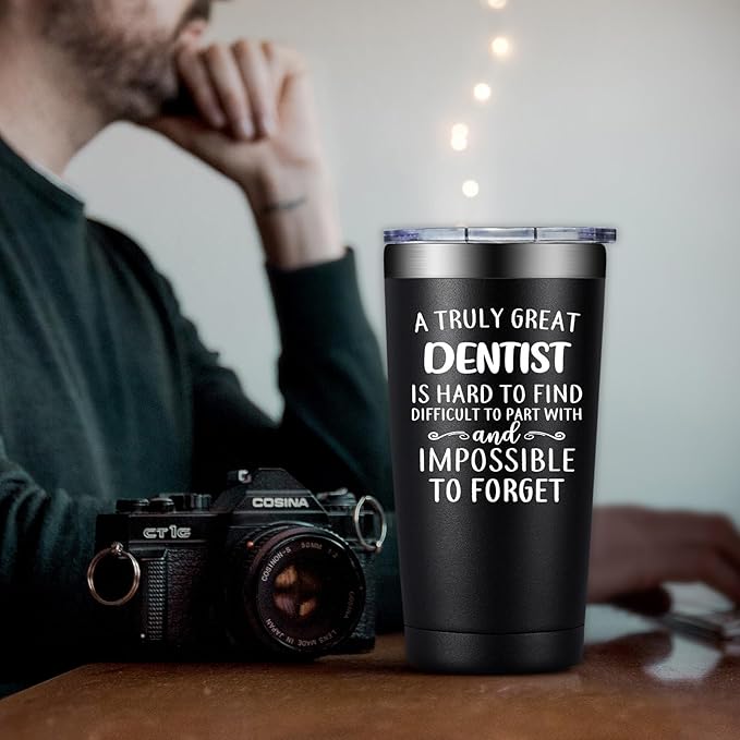Dentist Gifts for Men - Dentist Gift Ideas - Appreciation Christmas Gifts for Dentists, Dental Assistant, Dental Hygienist - 20oz Tumbler