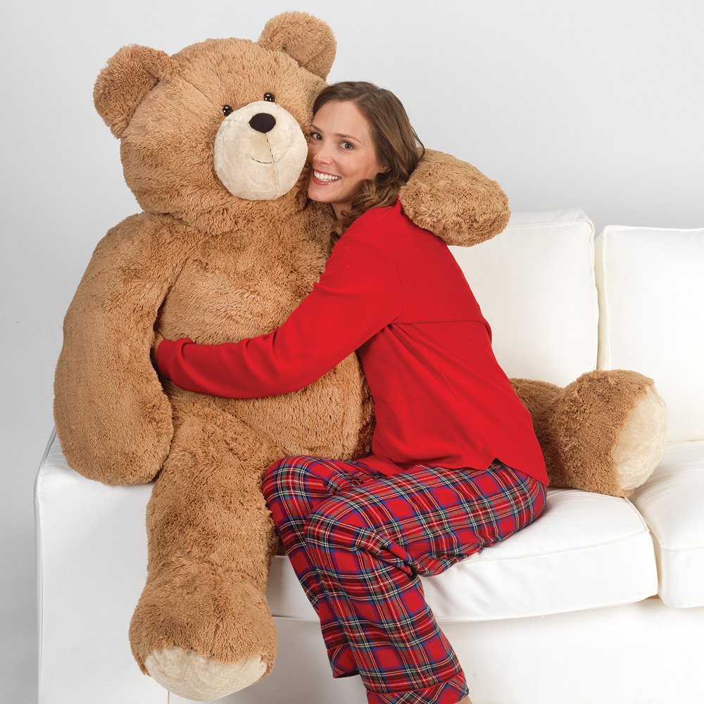 Vermont Teddy Bear Giant Stuffed Animal 4 FT - Big Easter Teddy Bear for Kids & Adults | Stuffed in Vermont, USA - Eco Friendly Gift Saves 200 Plastic Bottles