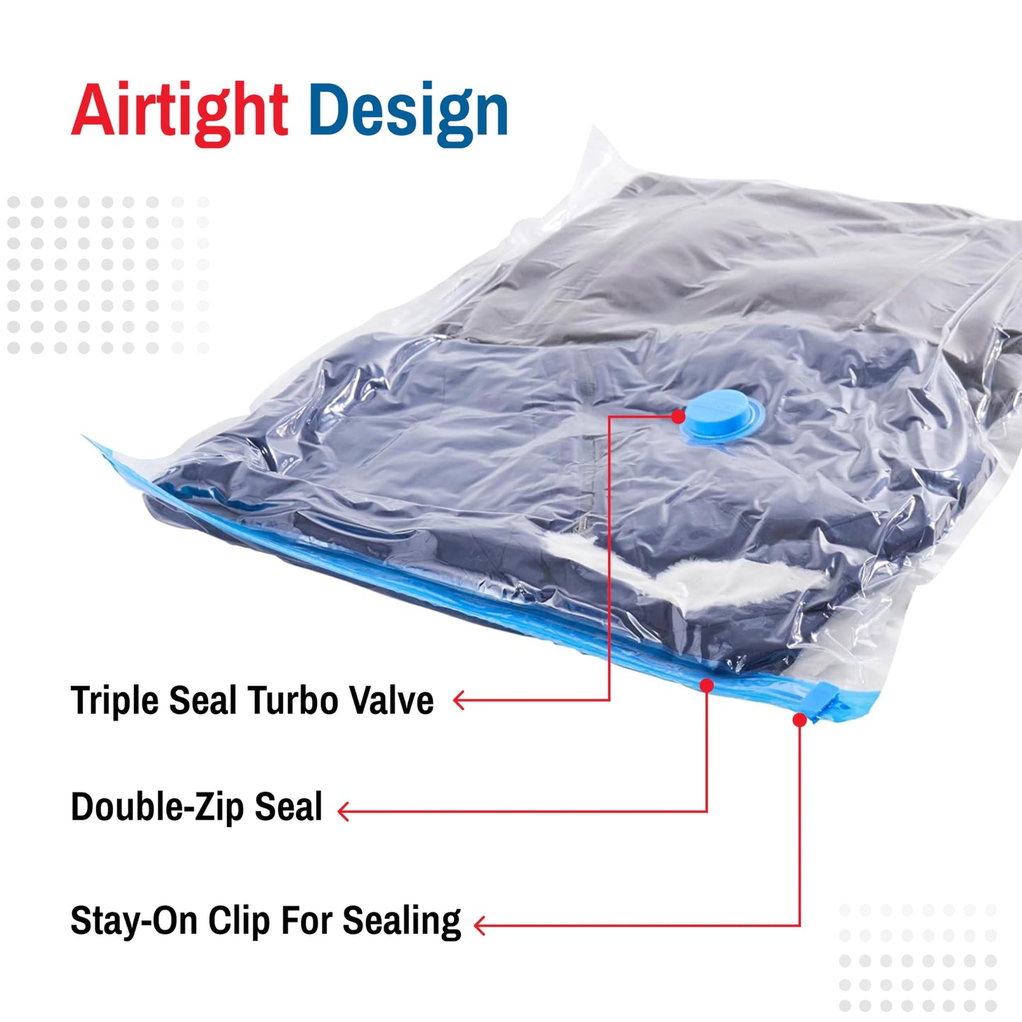 10-Pack Variety Vacuum Storage Bags for Comforters, Blankets & Clothes – Vacuum Sealed Compression Bags with Hand Pump – Space Saver Storage Bags for Bedding,Travel & Organization (2S, 2M, 3L & 3XL)