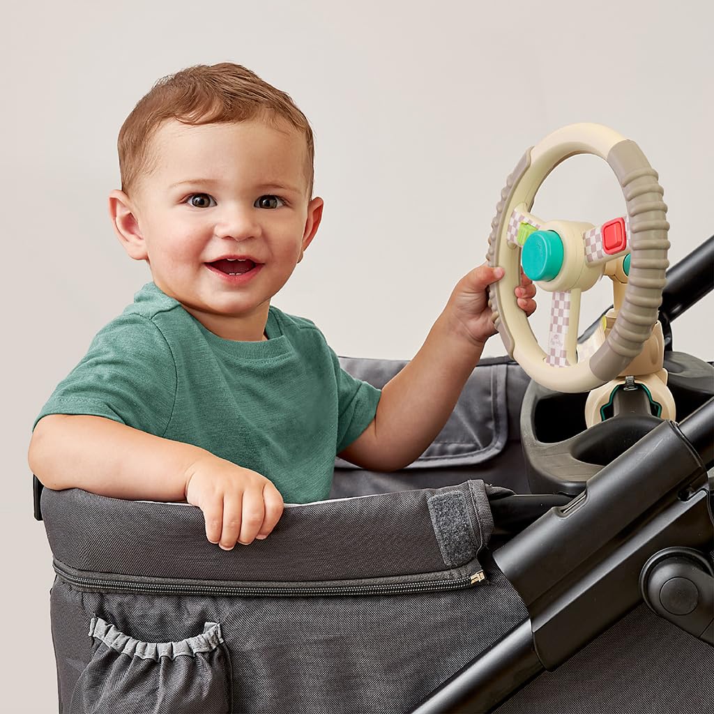 Itzy Ritzy - Bitzy Driver Steering Wheel Wagon and Stroller Activity Toy