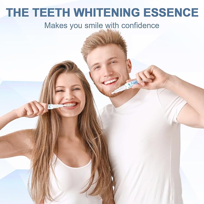 Teeth Whitening Essence Pen - 3pcs, Reduces Yellowing & Cleans Teeth Stains for Family Travel