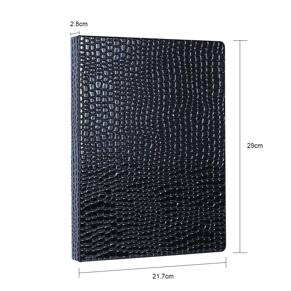 Acycoin2A Professional 216 Nail Colors Chart Dip Powder Card with 240 Tips and Nail Polish Number Sticker Label (Black)