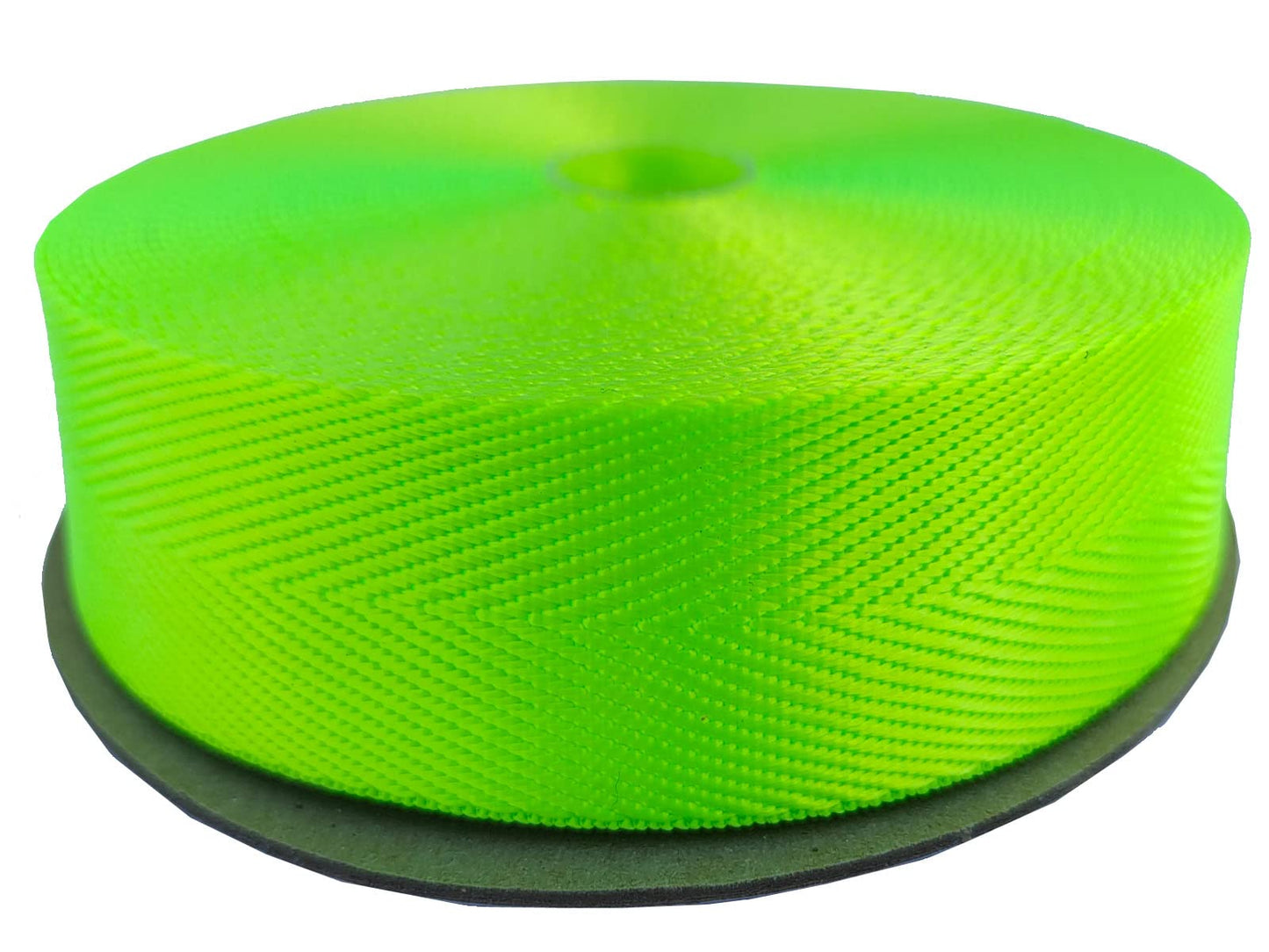 ABOKOY 1 Inch Nylon Webbing Strap 15 Yards Nylon Strap Webbing for Backpack Strap Pet Collar Indoor Outdoor Craft DIY Repair (1029 Neon Green)