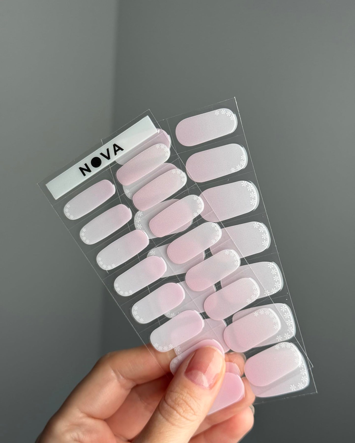 Nova Nails Semi Cured Gel Nail Strips (Dear Daisy)