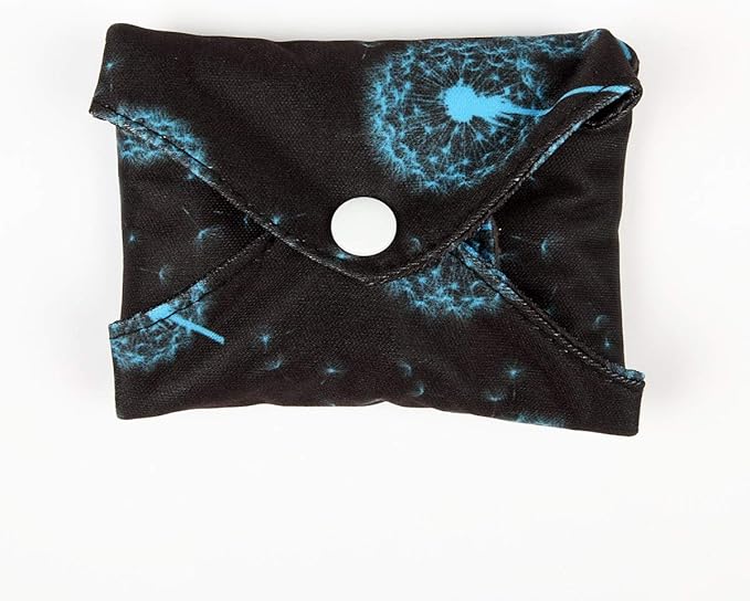 5 Cloth Menstrual Pads 1 Wet Bag M Panty Liners Reusable Washable (Sunflowers, M Panty Liners)