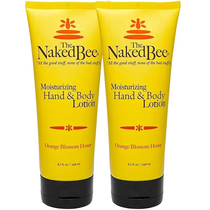 The Naked Bee Lip Balm Orange Blossom Honey Grapefruit Blossom Honey and Pomegranate & Honey 0.15oz + Hand and Body Lotion 6.7oz + Coconut Honey + Lip Balm Set Products Cruelty Free