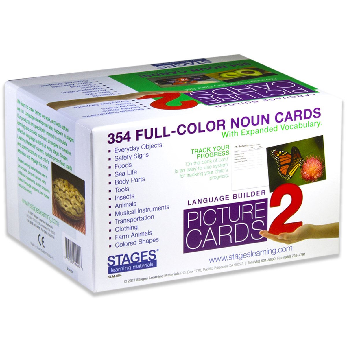 Stages Learning Language Builder Picture Nouns Set 2 for Autism, Aba and Preschool Educational Vocabulary Flash Cards