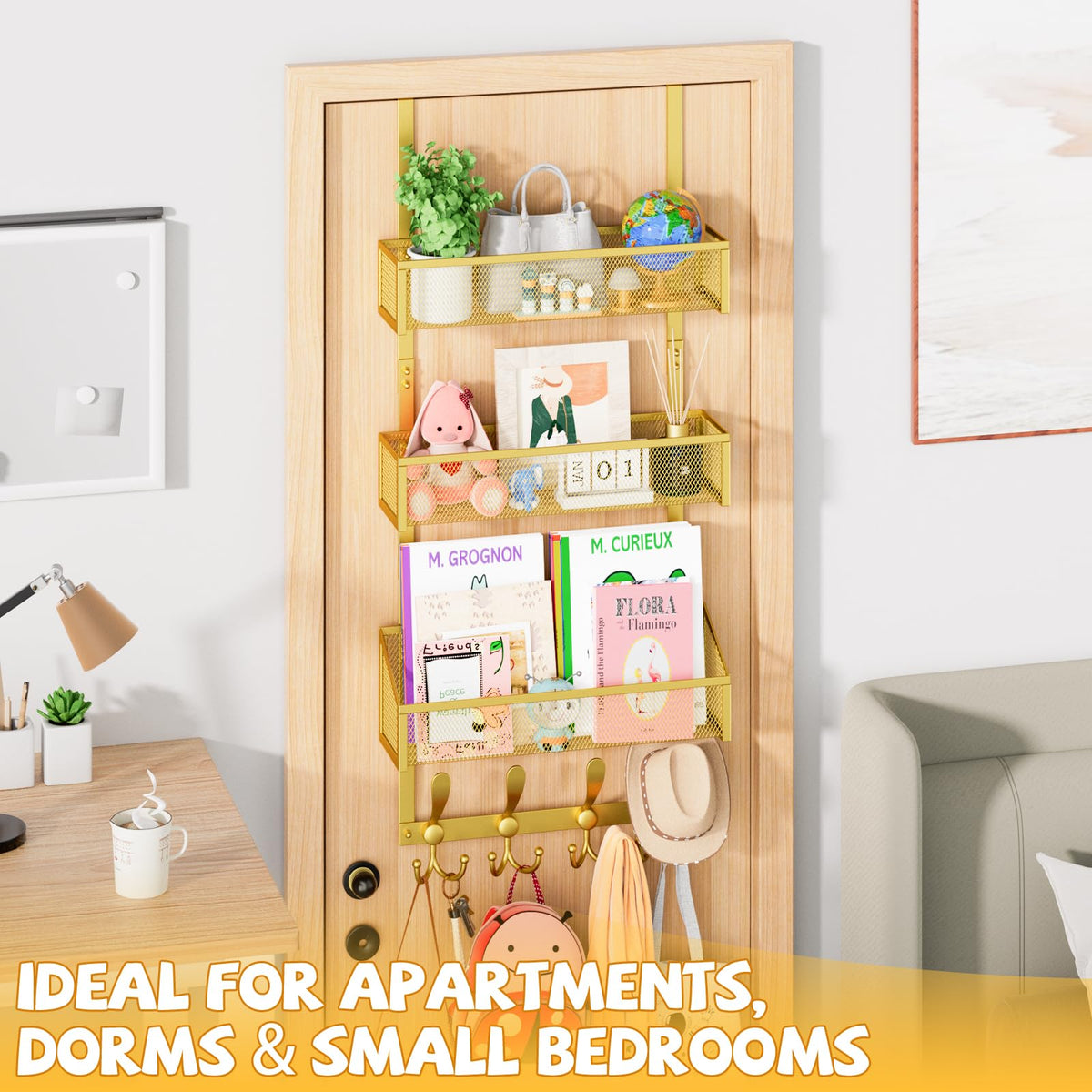 Over The Door Hooks Organizer