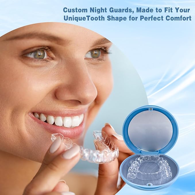 Custom Night Guard for Bruxism, Teeth Grinding– Bite Mouth Guard for Nighttime Clenching – Suitable for Adults and Kids