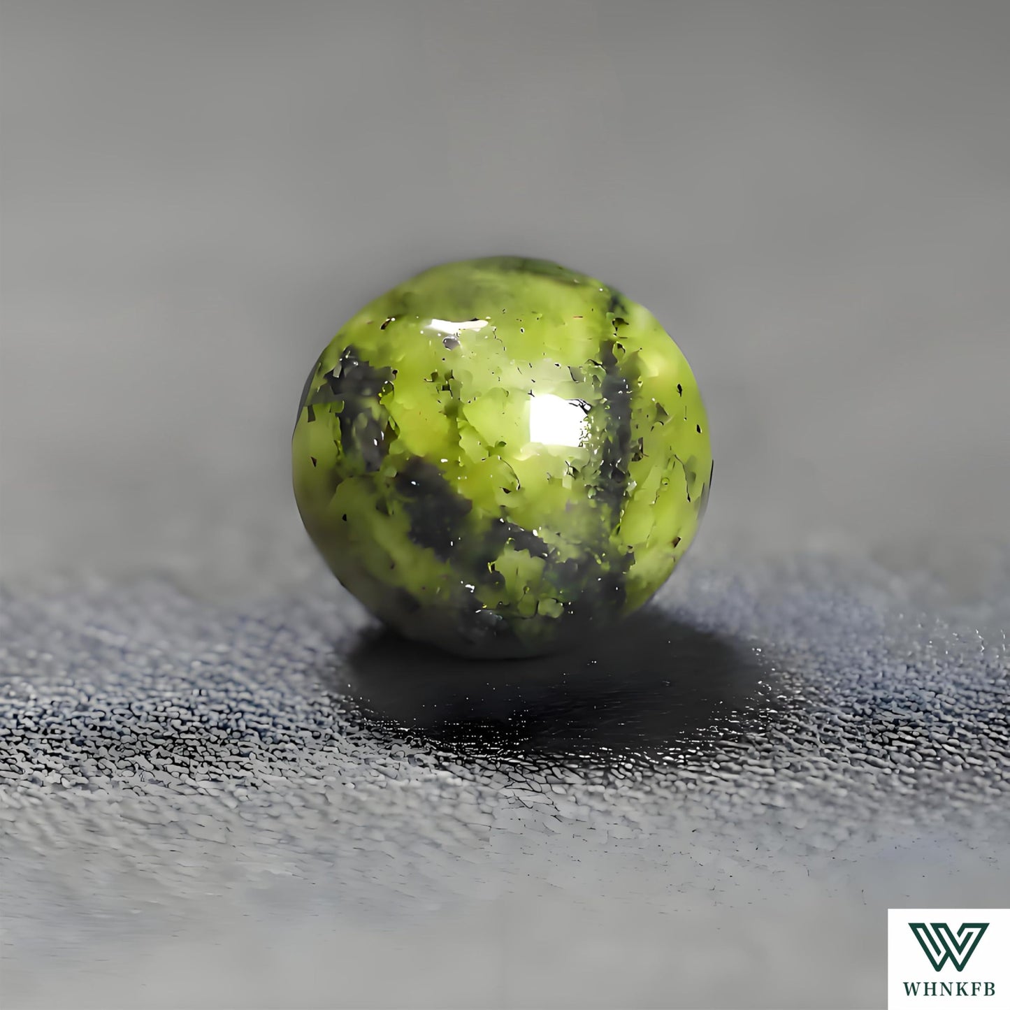 WHNKFB 10mm 50PCS Natural Green Opal Round Beads, Translucent Loose Gemstone Beads for Jewelry Making Craft - 4mm 6mm 8mm 10mm Options with Free Elastic Cord
