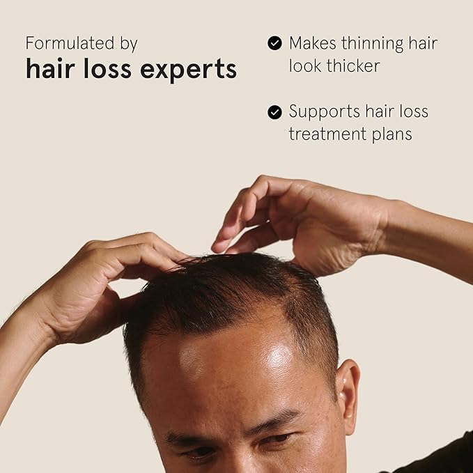 Keeps Matte Thickening Hair Pomade for Men - All-Day Medium Hold Styling Pomade with Natural Ingredients for Visibly Thicker, Fuller Hair - Biotin, Caffeine, Green Tea & Saw Palmetto