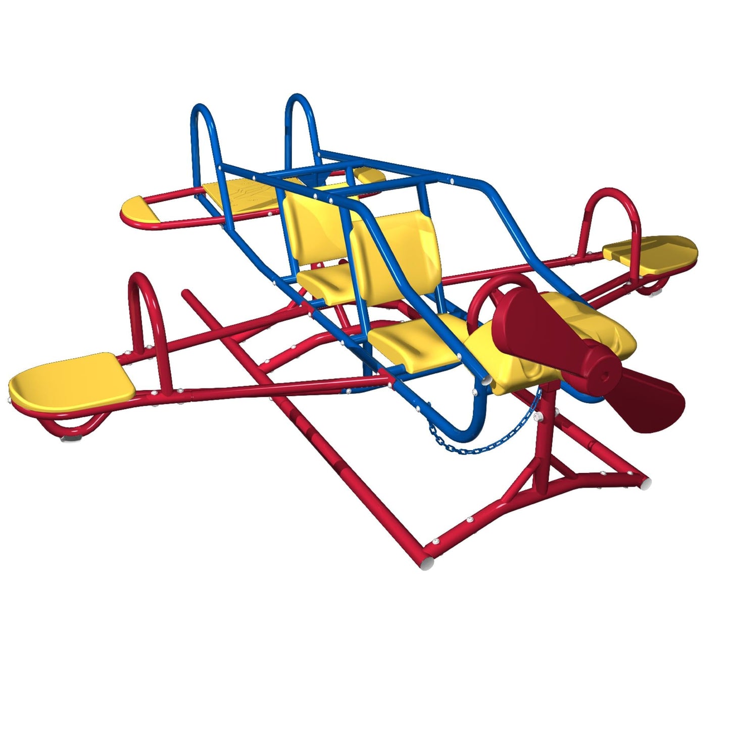 Lifetime Ace Flyer Airplane Teeter Totter - Primary Colors (151110)