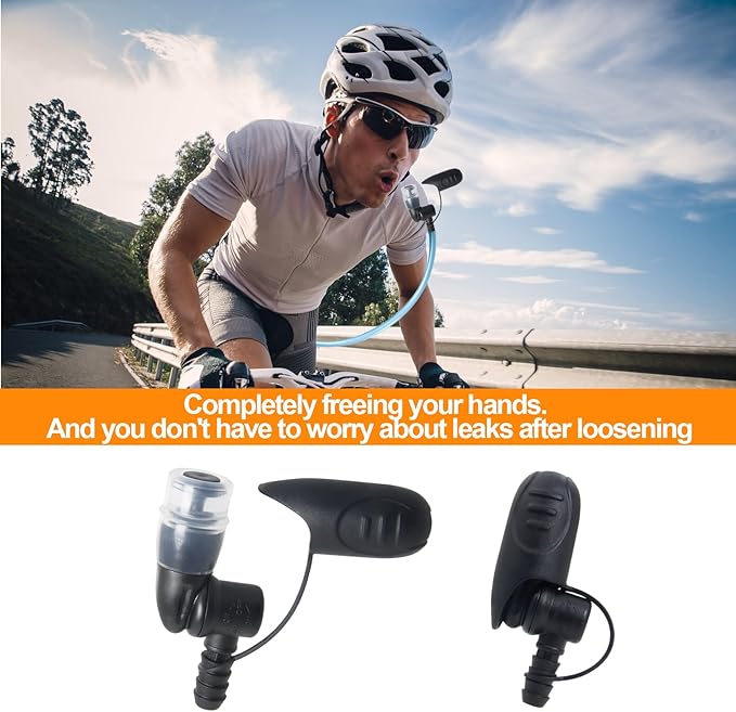 Hydration Bags Bite Valve Mouthpiece Replacement for Cross Country Bladder Bag Detachable Universal Manual Switch for Any Hydration Pack System