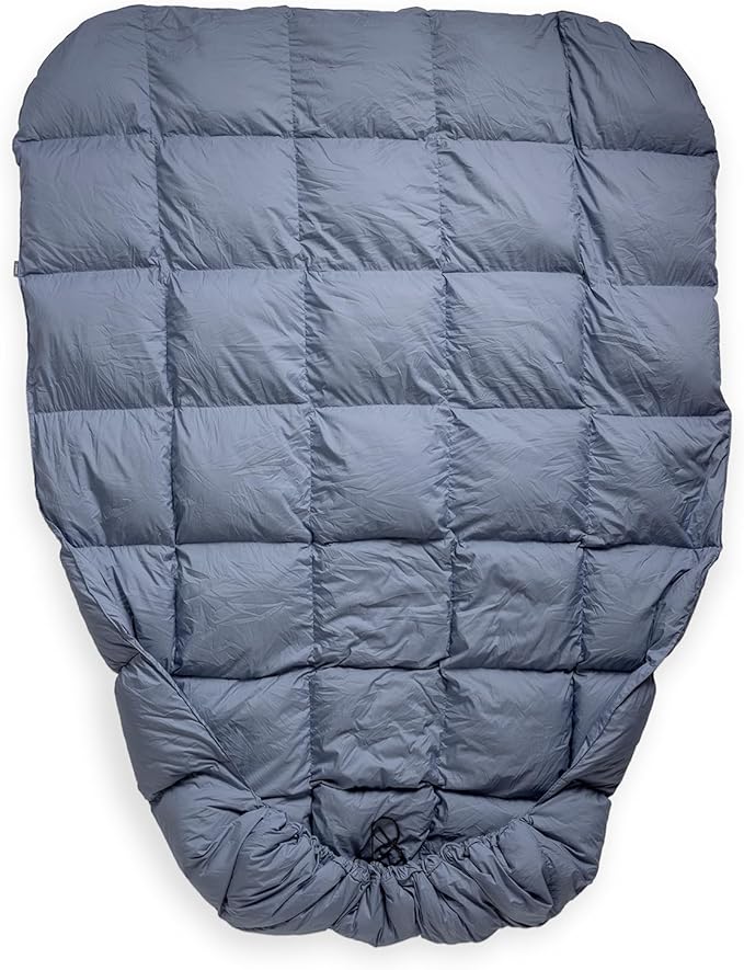 HEST Packable Down Comforter for Camping, Single Size - Warm Outdoor Puffy Blanket, Down Blanket with 50-L Tote, Hydrophobic Duck Down - Perfect for Hiking, Camping, Backpacking & Outdoor Adventures