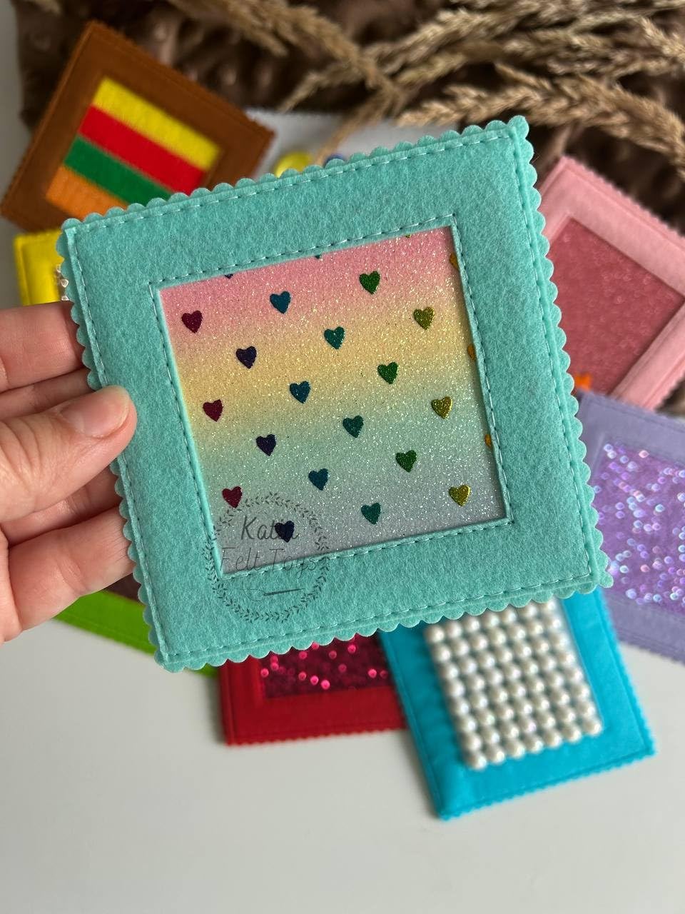 Tactile Sensory Cards Pack - Safe Touch and Feel Felt Toys for Young Children and People with Sensory Needs