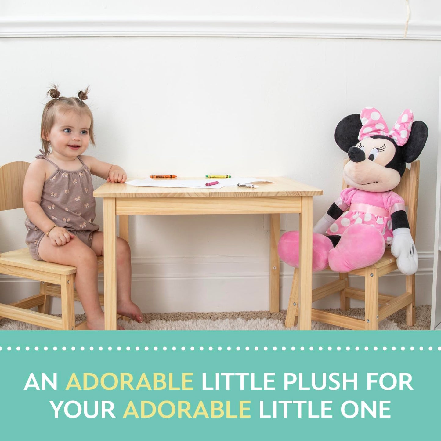 Disney Baby Minnie Mouse Stuffed Animal Plush Toy, 25 Inches