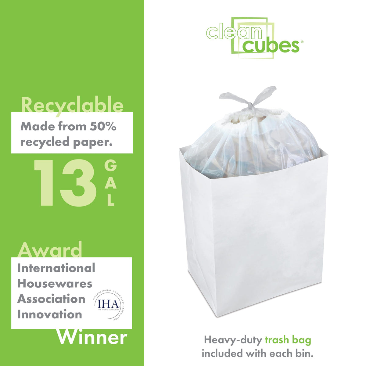 13 Gallon Disposable Pop (3 Count)