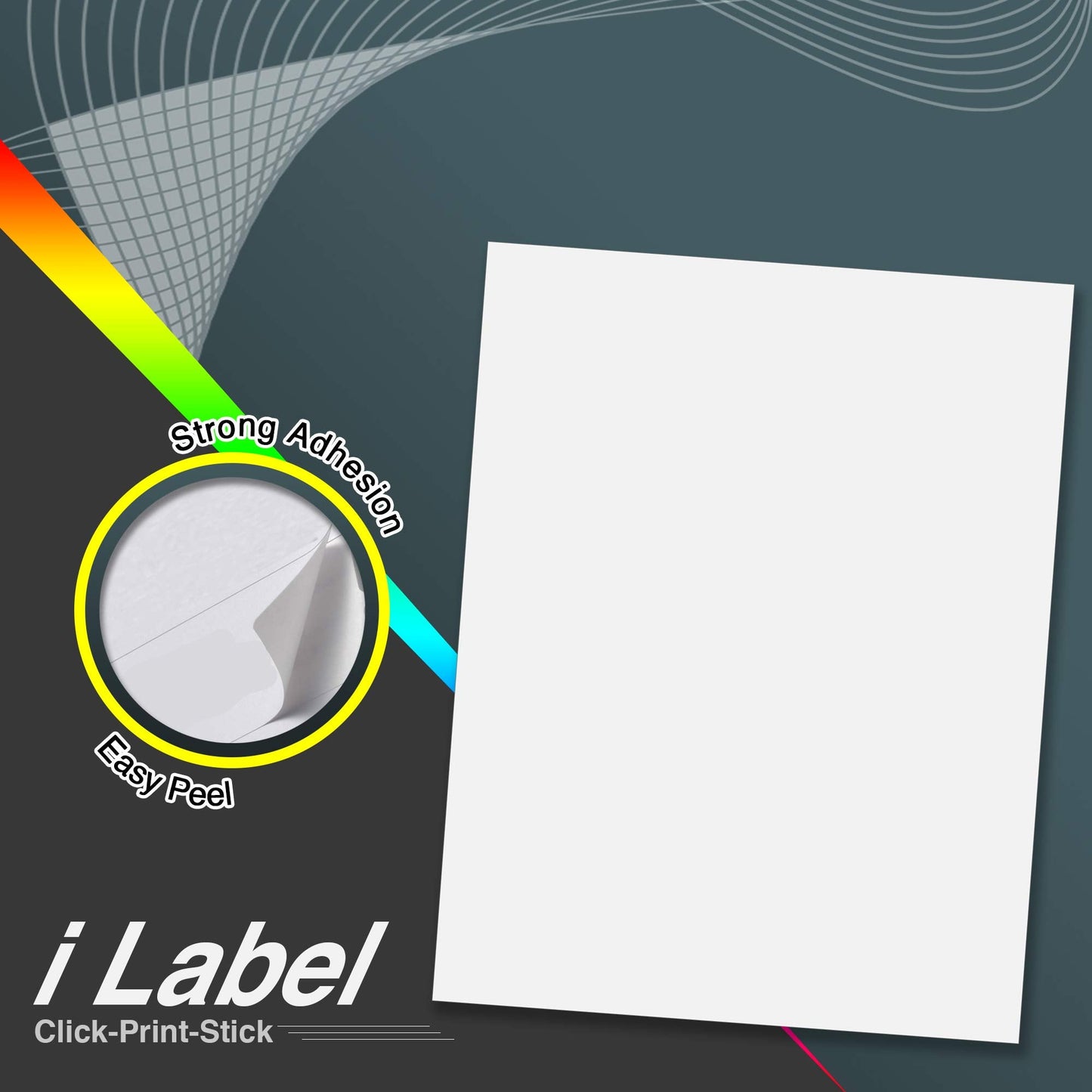 8.5" x 11" Full Sheet Label Sticker Paper for Laser & Inkjet Printers [150 Sheets,150 Labels]