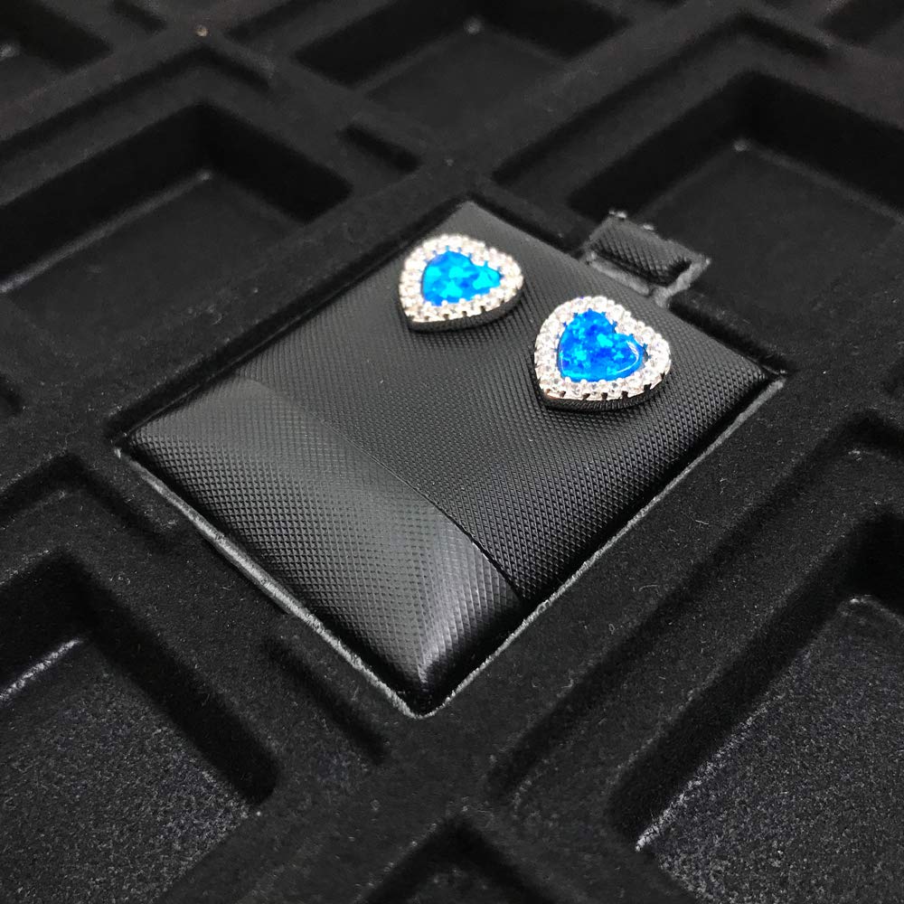 cBox CuteBox 1.5" x 2" Plain Black Puff Pad Earring Card 100pc for Retail, Showcase, Tradeshow, Jewelry Display, Storage, Tabletop, Organization, Jewelry, Clip, Wire, Post Earrings
