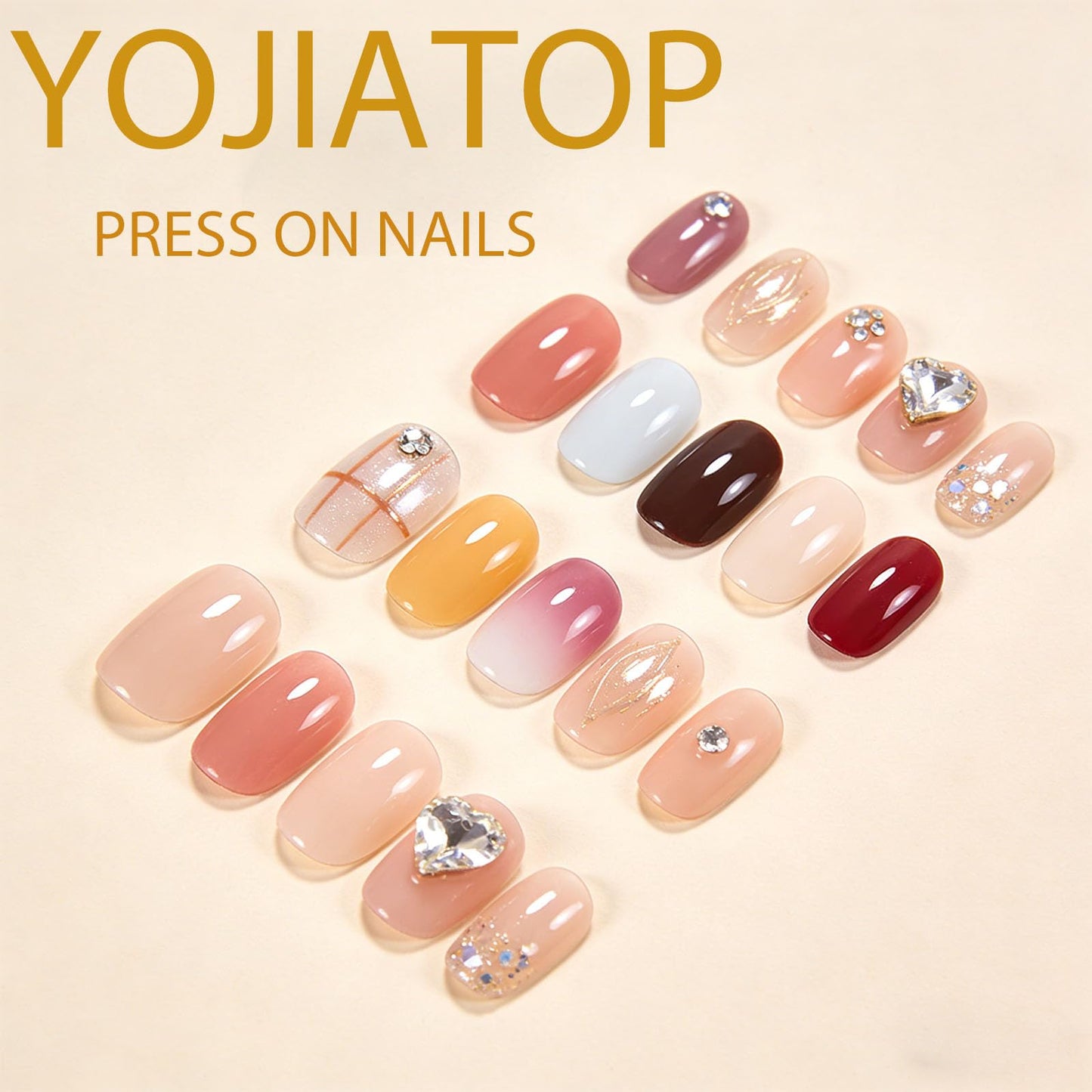Square Press on Nails Short Fake Nails with White Flower Designs Pink Nails Press ons Glossy Glue on Nails Cute Acrylic Nails Spring False Nails Artificial Stick on Nails for Women 24Pcs