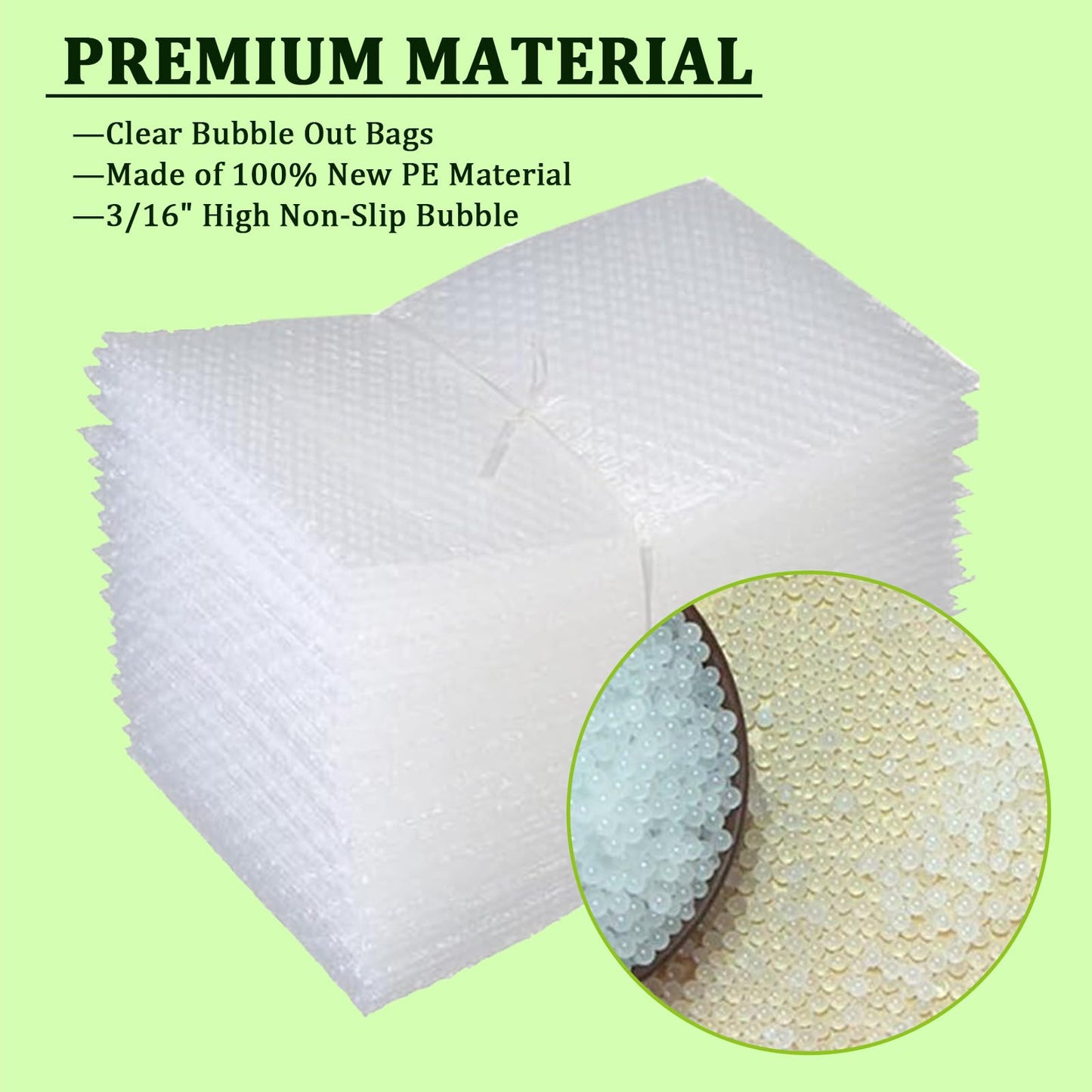 Bubble Out Bag 16x20 Inch, 16 Pack Clear Bubble Pouches Wrap bags for Packaging, Double Walled Shockproof Bubble Cushioning Wrap Bag for Packing, Storage and Moving Supplies for Dishes