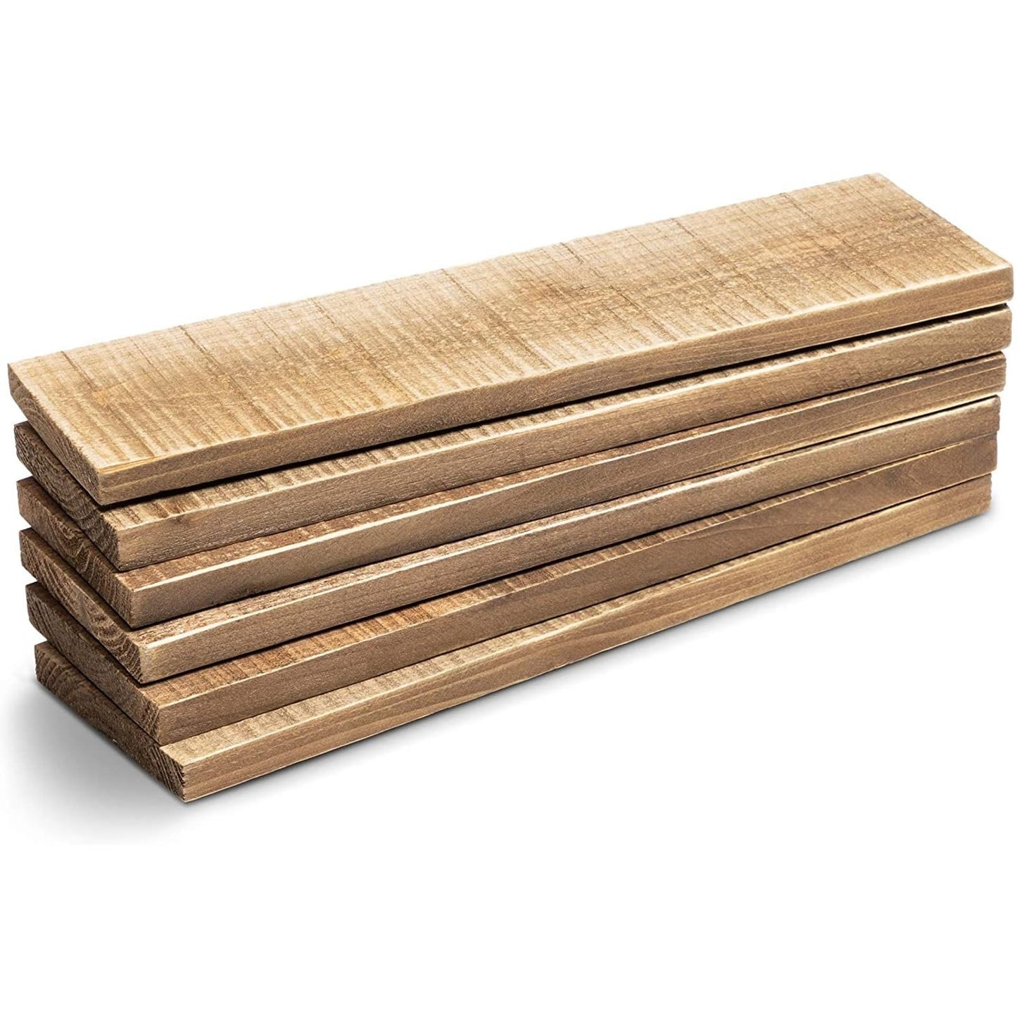 Bright Creations Shelf Wood Boards - 3.5 x 12 x 0.5 in, 6-Pack Reclaimed Wood Bundle - DIY Crafts & Barn Board Planks for Rustic Home Decor