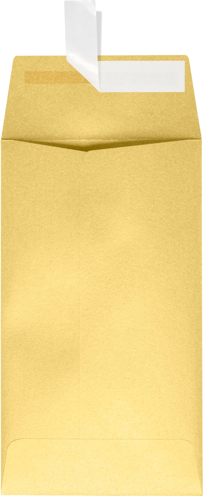 LUXPaper #5 1/2 Coin Envelopes | Peel & Press | 3 1/8" x 5 1/2" | Gold Metallic | 80lb. Text | 50 Qty