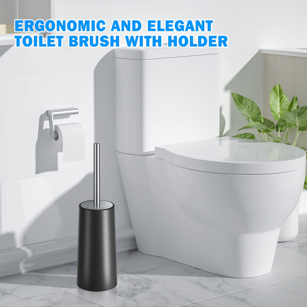 Toilet Brush and Holder (2 Count)