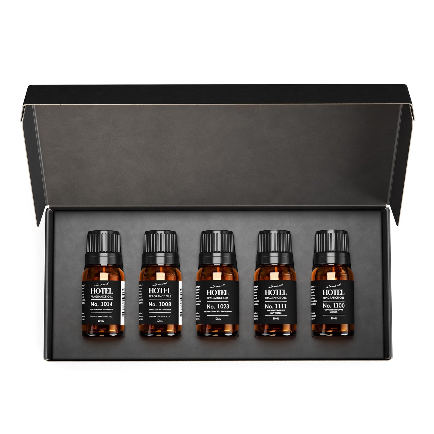 AirScent Hotel Diffuser Oil Gift Set - Buyers’ Best Picks - 10 mL, 0.34 fl oz Hotel Fragrance Oil Gift Set - Inspired by the Baccarat NYC, My Way and Capri Brezza and Other Hotel Scent Samples