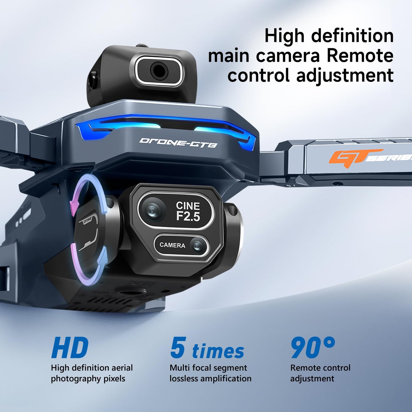 AXNEN Mini Drone with HD Camera, Upgraded Tablet LCD Screen, Professional Dron with Brushless Motors, 2 Batteries, Carrying Case, Foldable Quadcopter for Auto Return, Follow Me, Waypoints, for Beginners, Teens and Adults